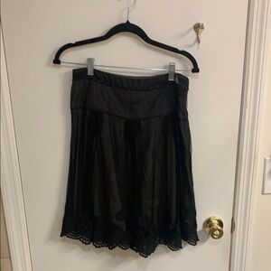 Lithe by Anthropologie Black Knee-Length A-Victorian Style-Sz 6